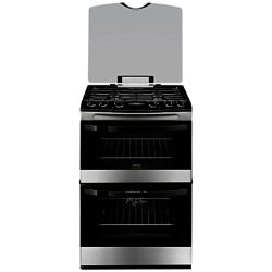 Zanussi ZCK68300X Dual Fuel Cooker, Stainless Steel